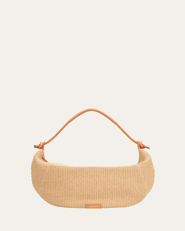 Fortuna Knot Woven Shoulder Bag